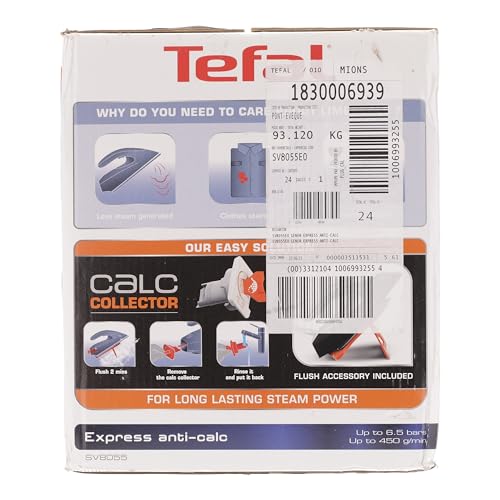 Estación de Planchado de Vapor Tefal Express Anti-Calc Negro Blanco 2800 W 1.8 L