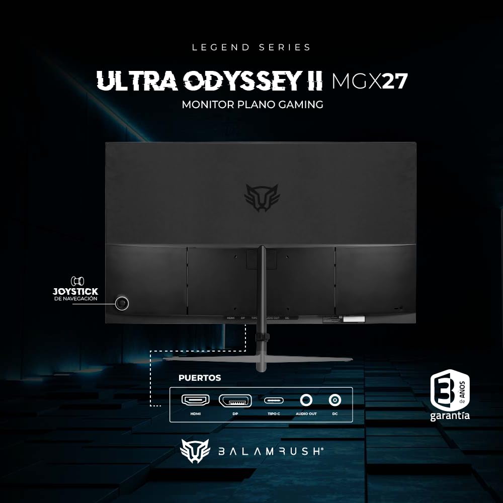 Monitor Gamer Odyssey II Negro VA Ultra 165Hz 1ms 27 Pulgadas