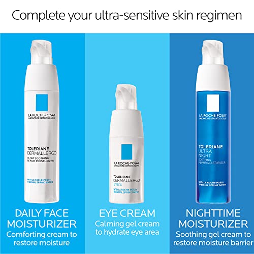 La Roche Posay Toleriane Ultra Crema, Crema Hidratante Facial para Piel Sensible y Alergica, 40 ml, 1 count, Multicolor