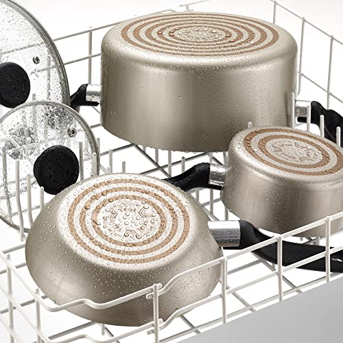 Batería de Cocina T-fal Champán con Antiadherente Proglide de 16 Piezas Culinaire
