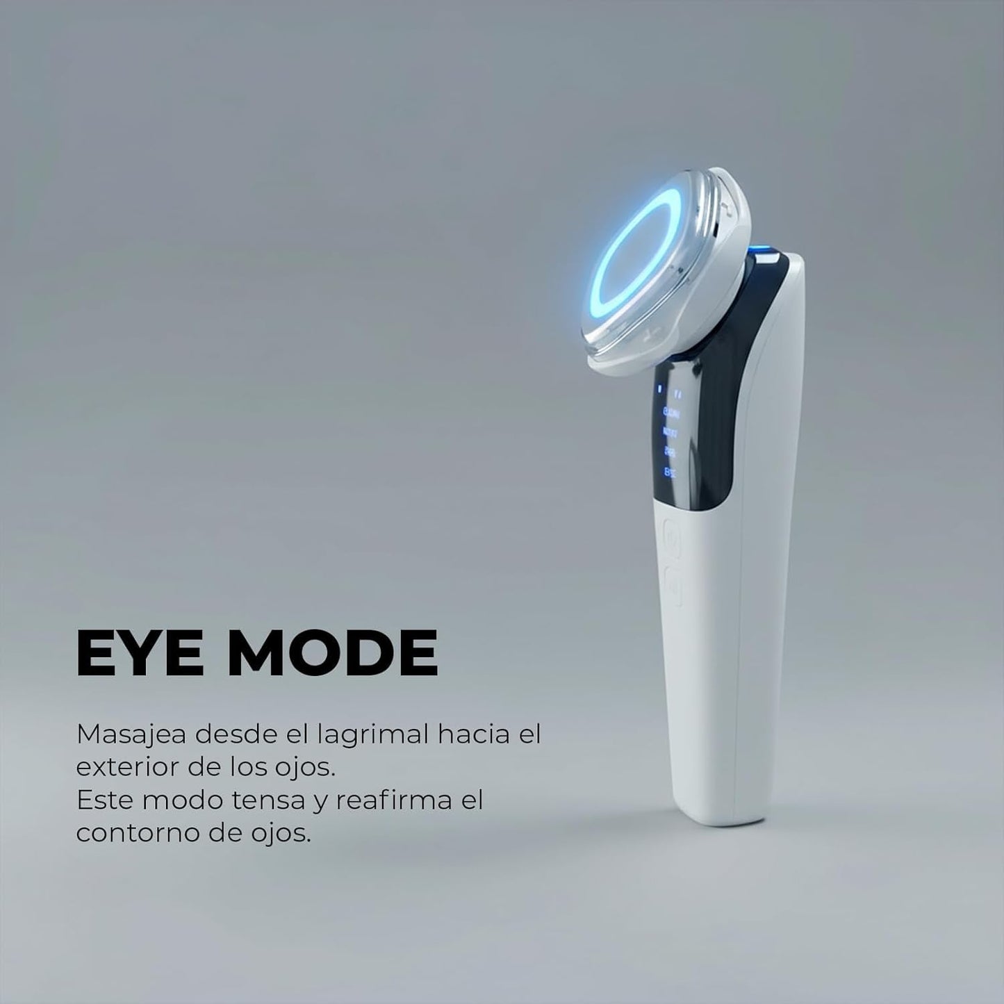 CLEOSKIN EMS Luminous Lifting | Masajeador Facial de Fototerapia con Luz Roja y Azul | Reafirma, Limpia y Rejuvenece la Piel, Masaje EMS Microcorriente