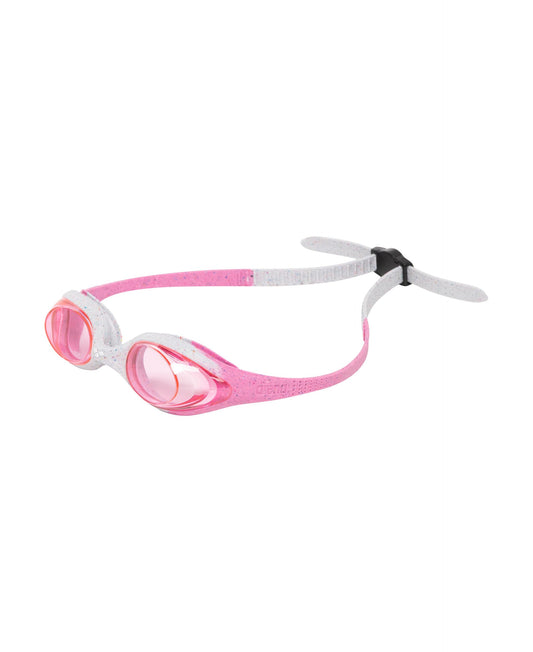 ARENA - anteojos de natación unisex para niñas y niños de 6 a 12 años, sin niebla y sin espejo, fácil de ajustar, sin fugas, rosa/gris/rosa