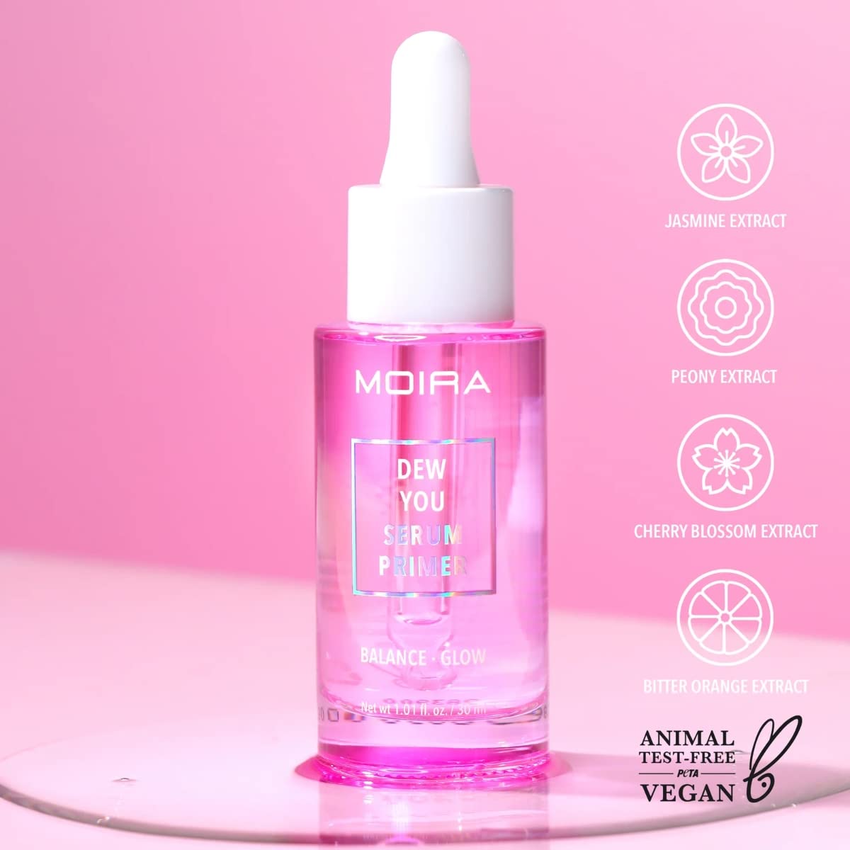 Primer De Serum Facial Moira Cosmetics