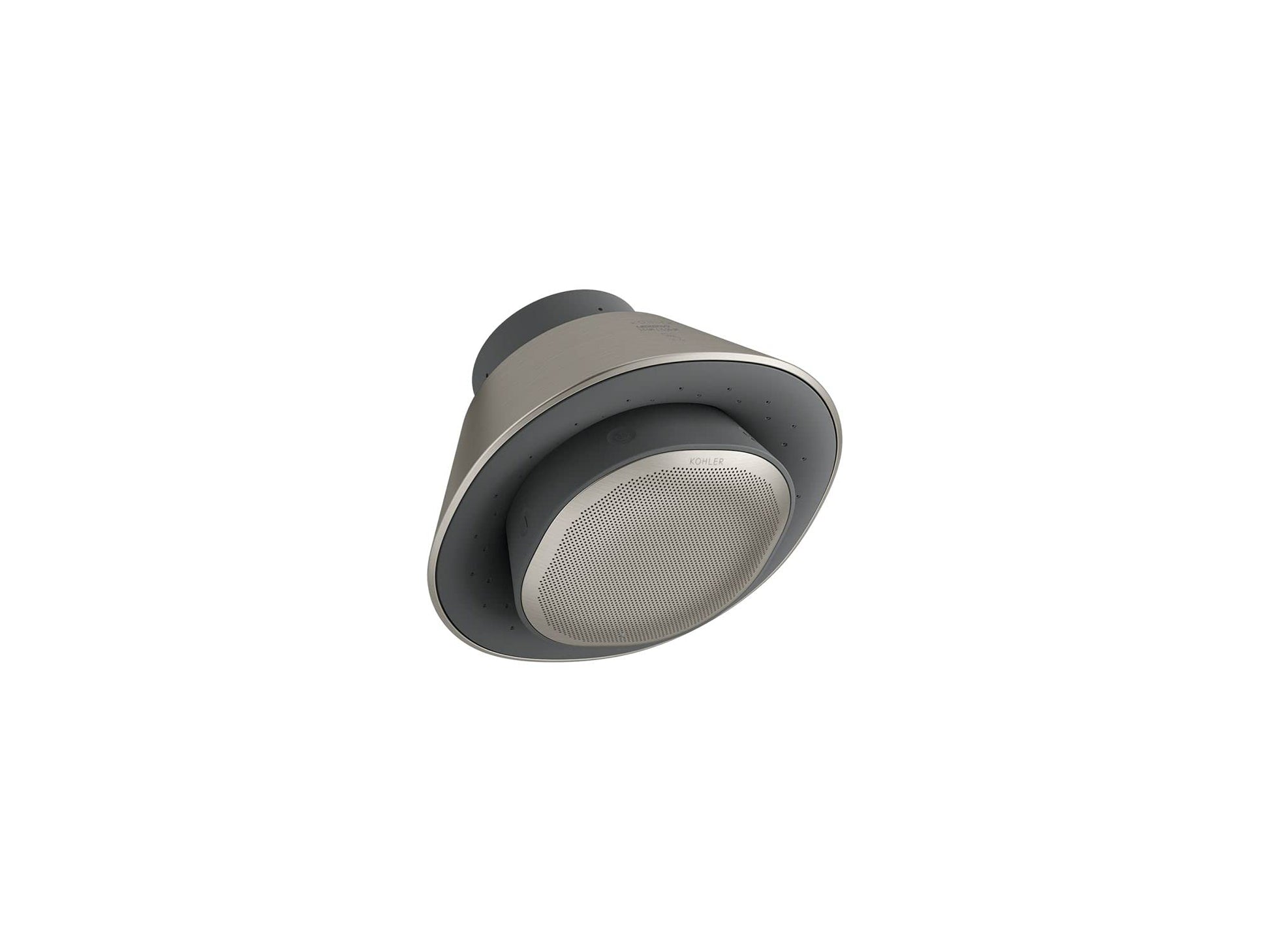 Kohler Moxie - Altavoz inalámbrico Bluetooth impermeable, 1.75 gpm, níquel cepillado