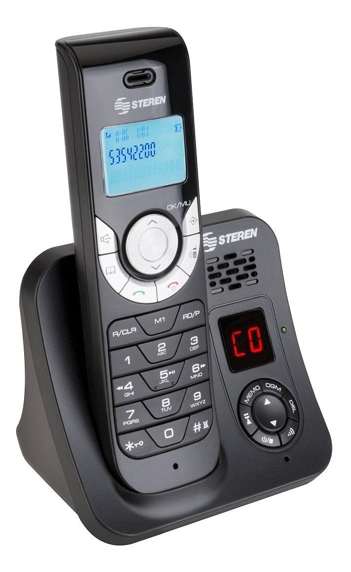 STEREN Teléfono inalámbrico DECT 6.0, con contestadora TEL-2480