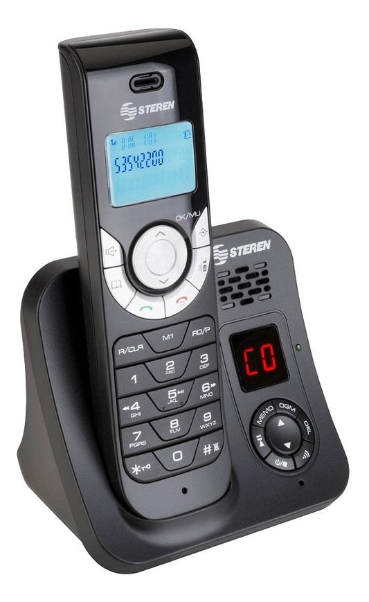 STEREN Teléfono inalámbrico DECT 6.0, con contestadora TEL-2480