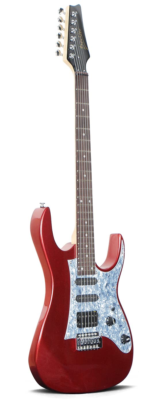 Guitarra Eléctrica Deviser L-g3 Rojo Con Funda, Tremolo, Cable