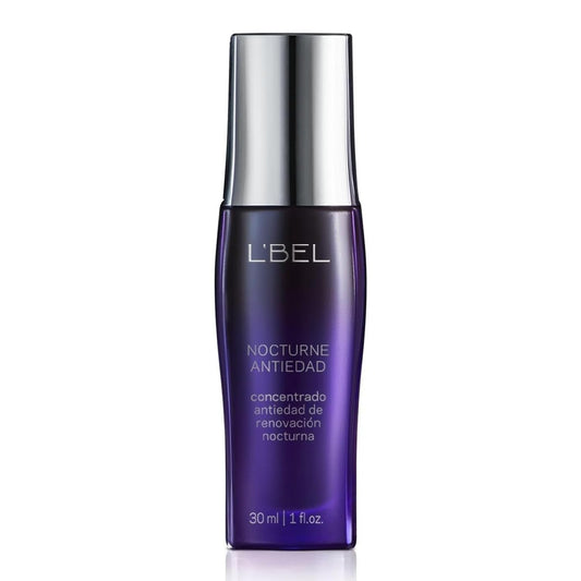 L'BEL - Nocturne Sérum Antiedad Concentrado 30 ml, Tratamiento Nocturno en Suero, Antiarrugas con Ácido Hialurónico, Piel Hidratada, Rápida Absorción, para Todo Tipo de Pieles