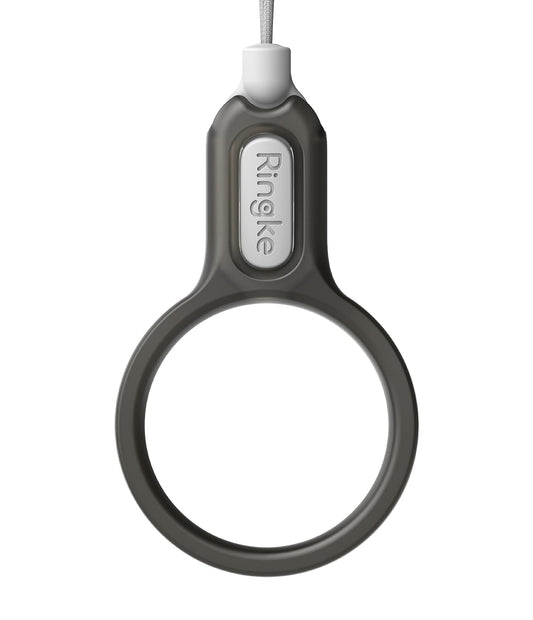 Correa Universal Ligera Ringke Smoke Black con Llavero para Teléfono Móvil, Cámara, USB y Accesorios Pequeños
