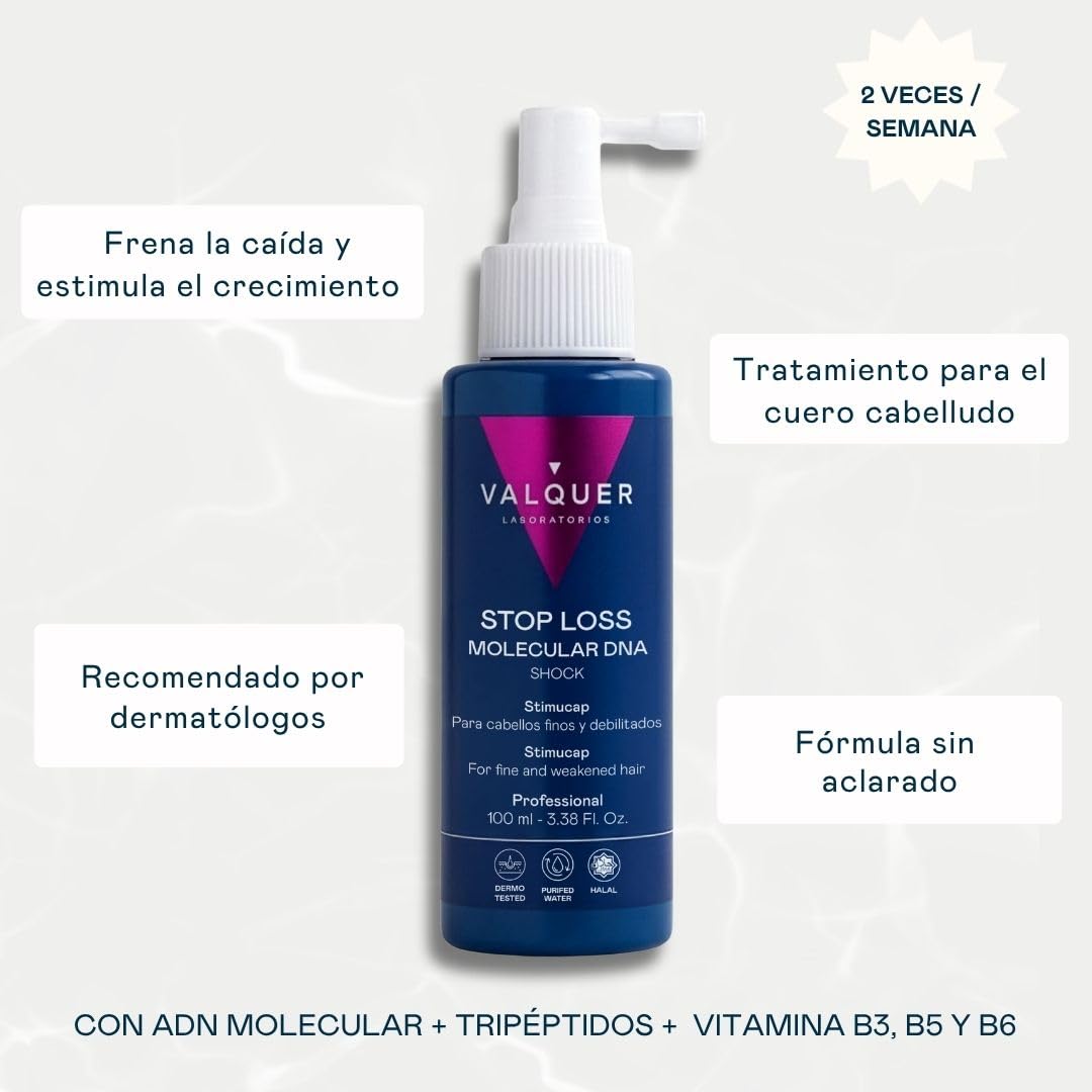 Loción Anticaída Valquer Shock Fórmula Zero 100 ml
