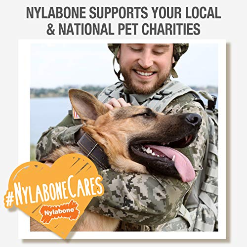 Hueso de Perro Nylabone Mantequilla de Maní Resistente para Masticadores Agresivos Talla XL/Souper