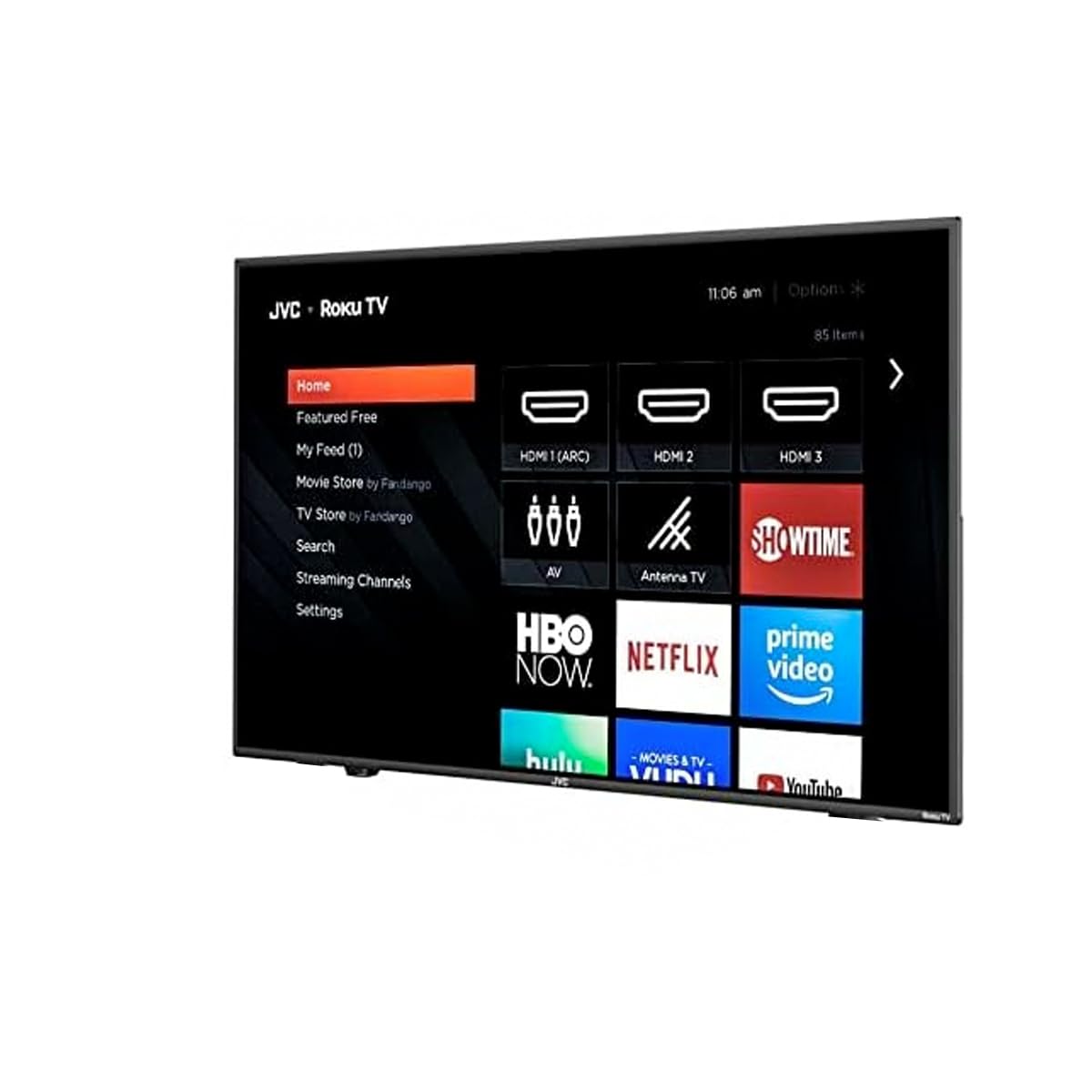 Televisión Smart 50 Pulgadas JVC 4K LED HDR con Sistema Roku y Soporte de Pared Reacondicionado