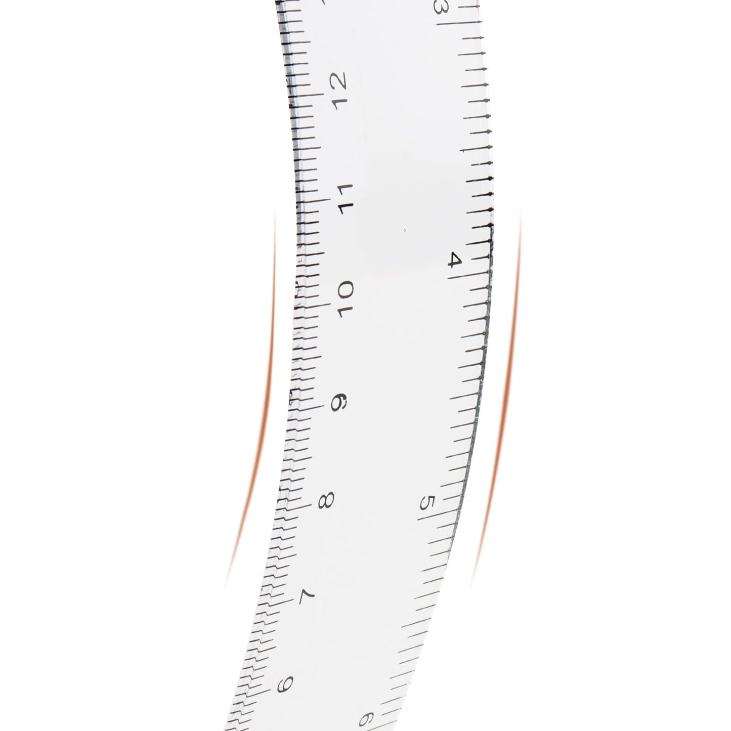 LEXININ 100 reglas de plástico transparente de 8 pulgadas, regla recta de plástico de 20 cm para diseñador, ingeniero