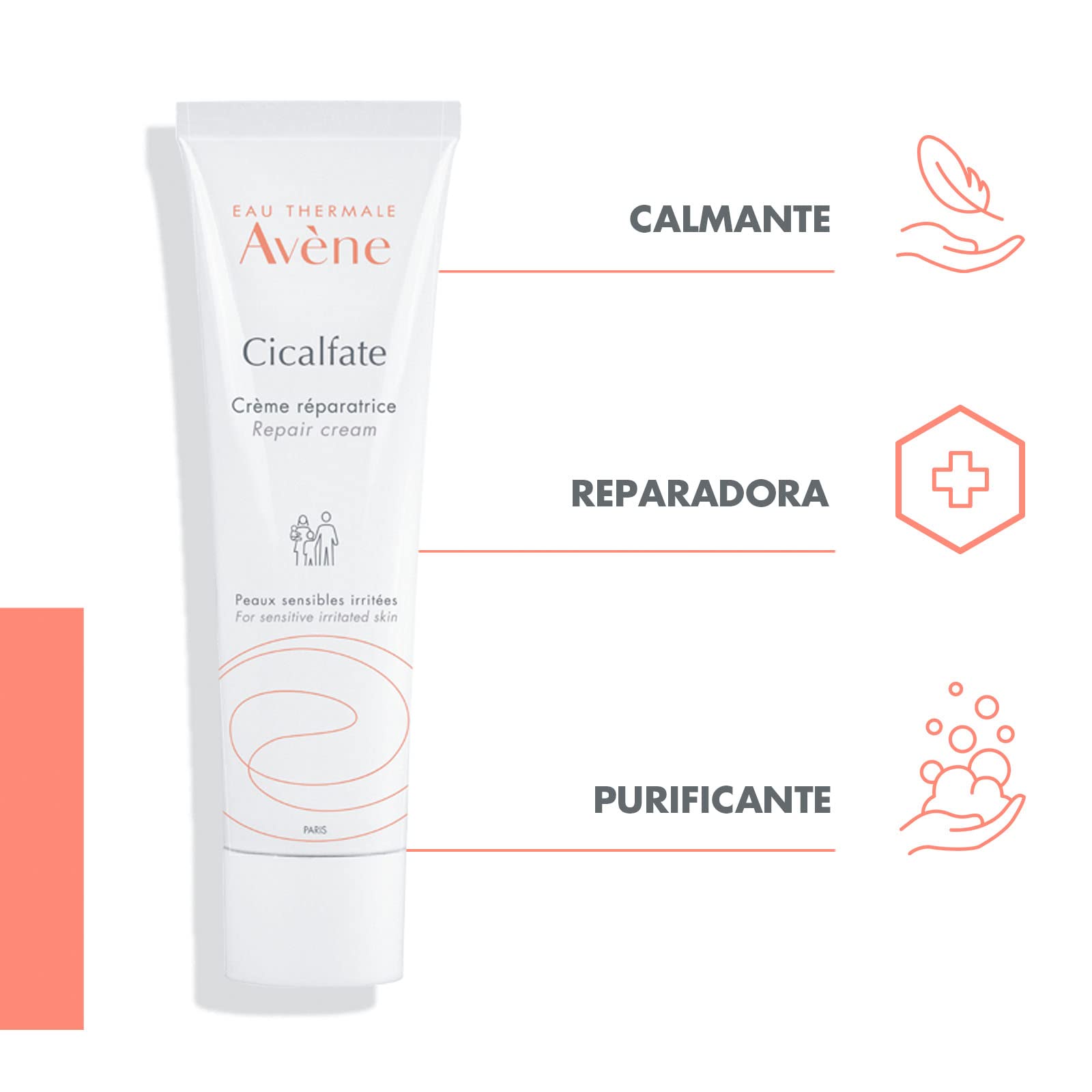 Avène Cicalfate+ Crema Facial y Corporal Protege/Repara 100ml