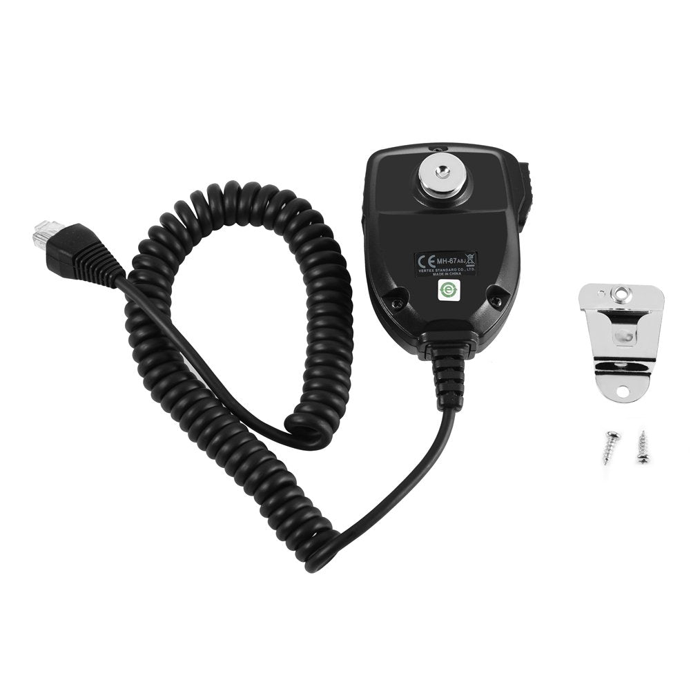 Micrófono de Mano Tosuny Negro para Radio Yaesu/Vertex 8 Pines