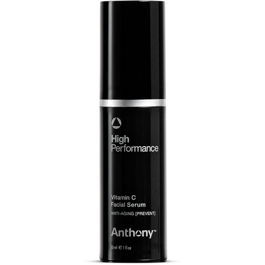 Serum facial de Vitamina C de alto rendimiento para hombres Anthony Logistics, 1 onza. ¡Piel radiante y protegida!