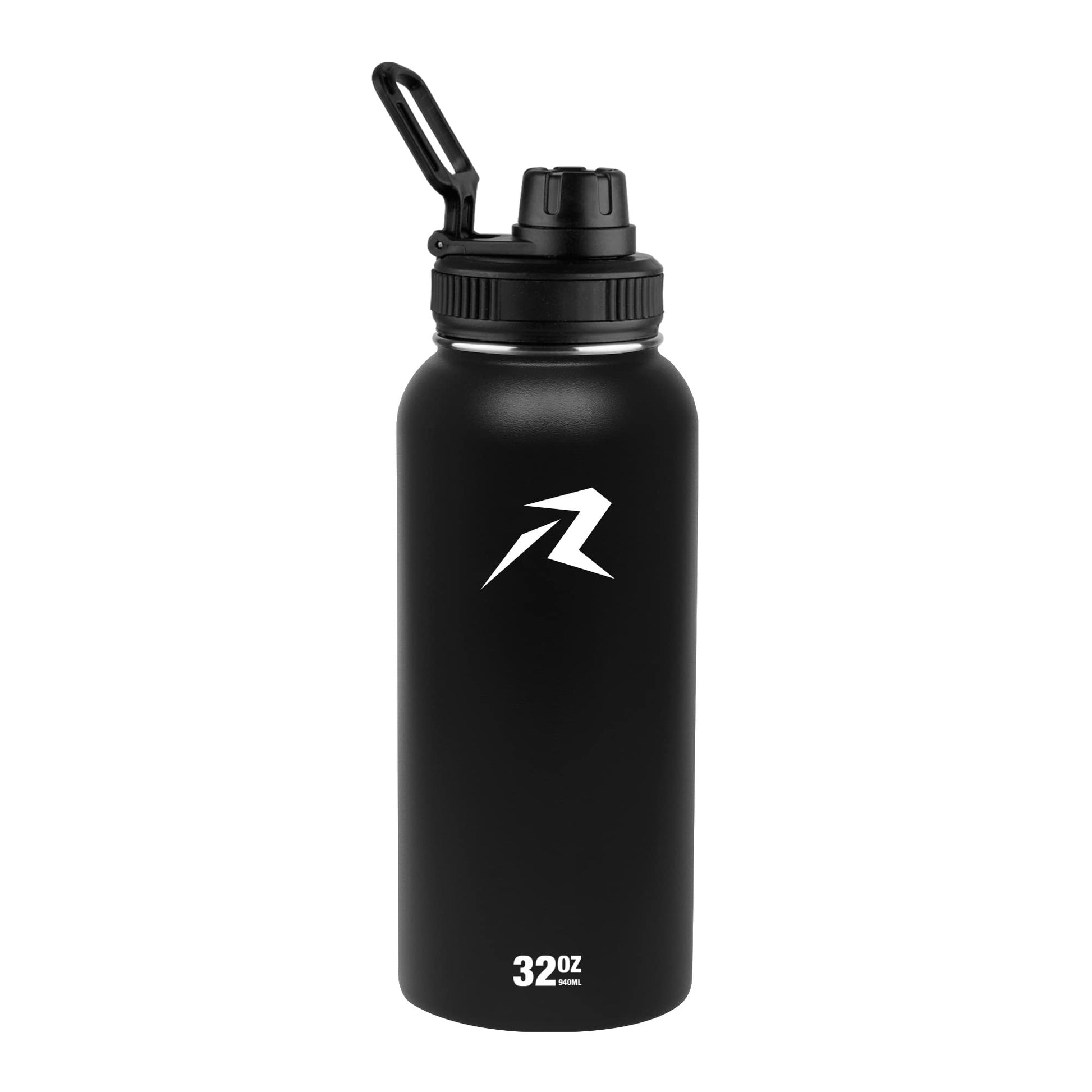 Termo Acero Inoxidable Redlemon Negro Doble Aislamiento Térmico Ecológico y Resistente