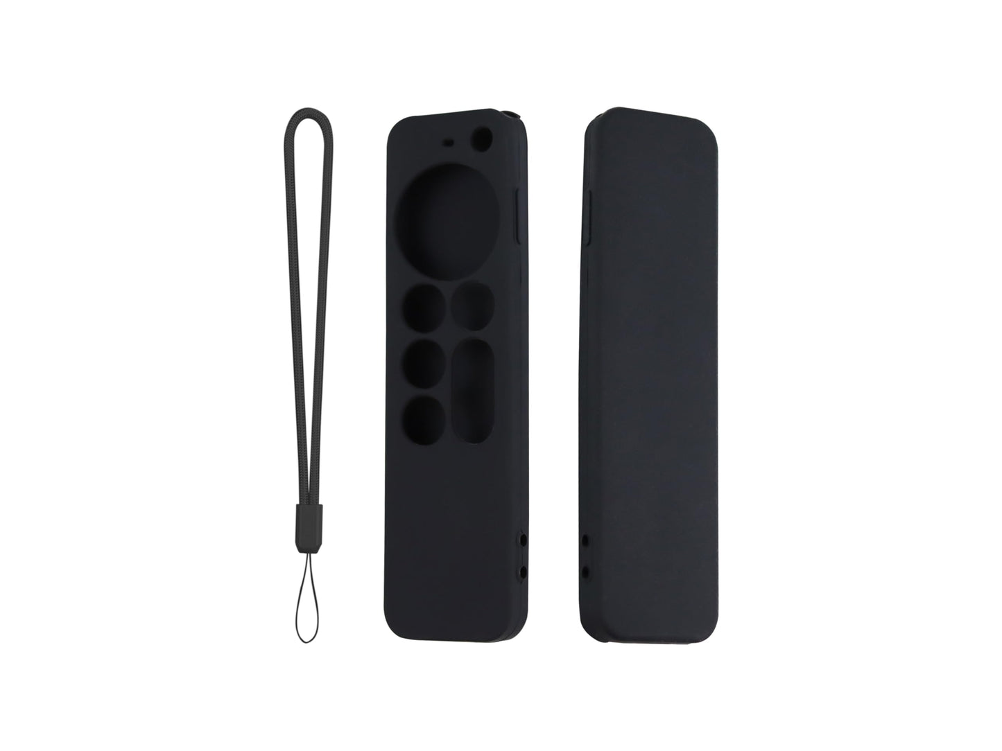 CONTROL EXPERT Funda para Control Compatible con Apple TV 4k 2 Generación Silicon Case Protector (Negro)