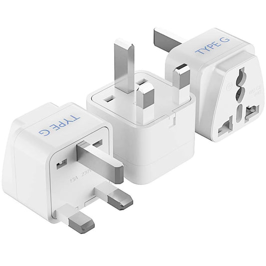 Adaptador de Enchufe Universal Ceptics con Toma a Tierra