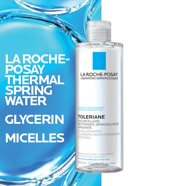 Agua Micelar La Roche Posay Ultra para Pieles Sensibles Limpiadora y Desmaquillante 400ml
