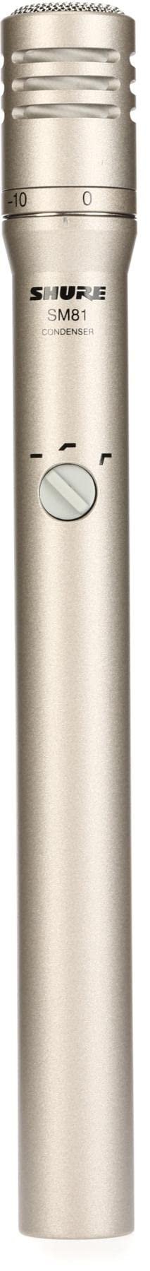 Micrófono de Condensador Shure SM81-LC para Instrumento