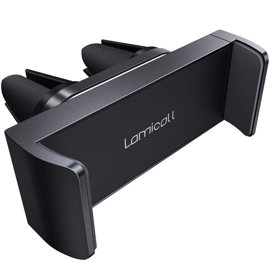Lamicall Soporte Celular Auto, Porta Celular Auto - Carro de Rejillas de Ventilación Salidas de Aire para iPhone 15 14 13 12 11 8 7 XS XR, Samsung, Redmi, Android Smartphones, para 4.7-6.5" Celular