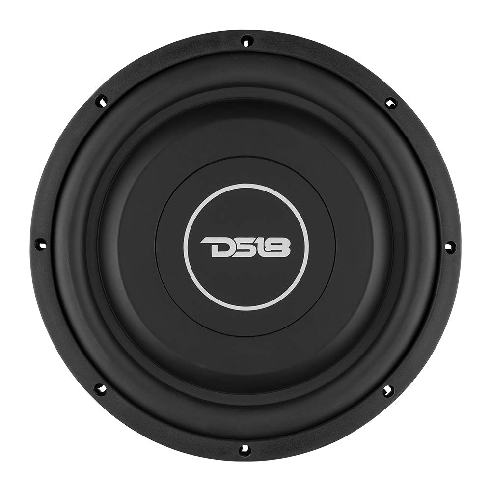 DS18 SRW10.4 Subwoofer de Coche Poco Profundo de 10 Pulgadas, 400 vatios, Bobina de Voz única, 4 ohmios (1 Altavoz)