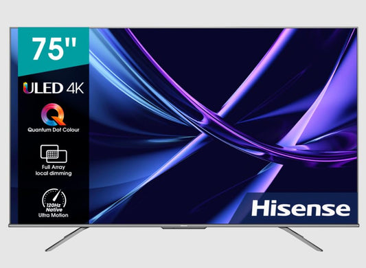 Hisense Televisor 75" Class Premiun U7H Series ULED Quantum Dot QLED 4K UHD Smart Google TV Wi-Fi Incorporado Asistente de Google Integrado Funciona con Alexa 75U7H (Reacondicionado)