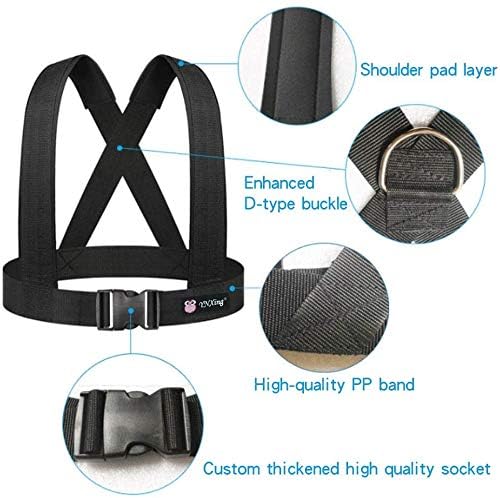 Cuerda de Entrenamiento YNXing Negro de Resistencia Explosiva para Mejorar Velocidad y Fuerza