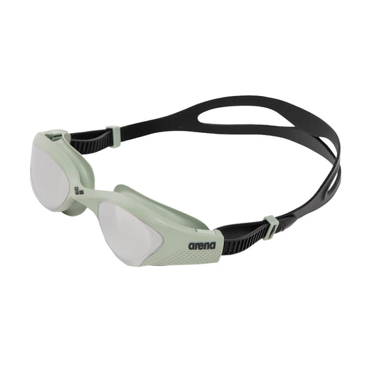 Arena - anteojos de natación unisex para adultos, para hombres y mujeres, ajuste hermético, a prueba de órbitas, lentes antivaho, revestimiento antivaho, sin espejo, humo/jade/negro