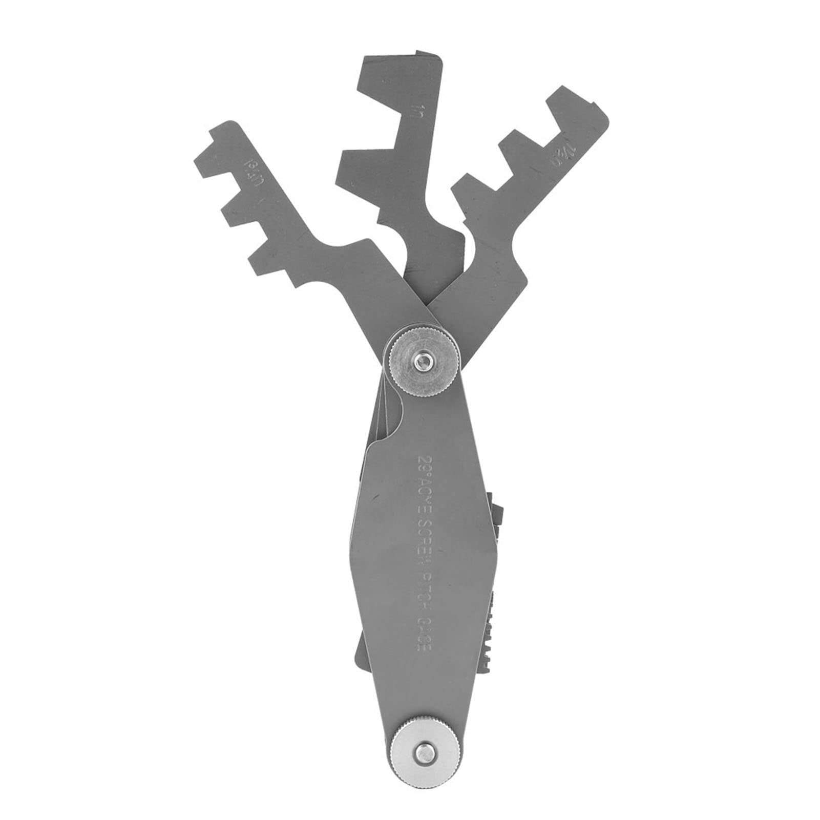 Calibrador de Rosca T Calibre de Paso de Rosca de Acero Inoxidable Herramienta de Medición de Paso de Tornillo Conjunto de Calibradores de Rosca Para Medir El Paso de Rosca de Rosca (Calibre de Rosca En T de 29 Grados)