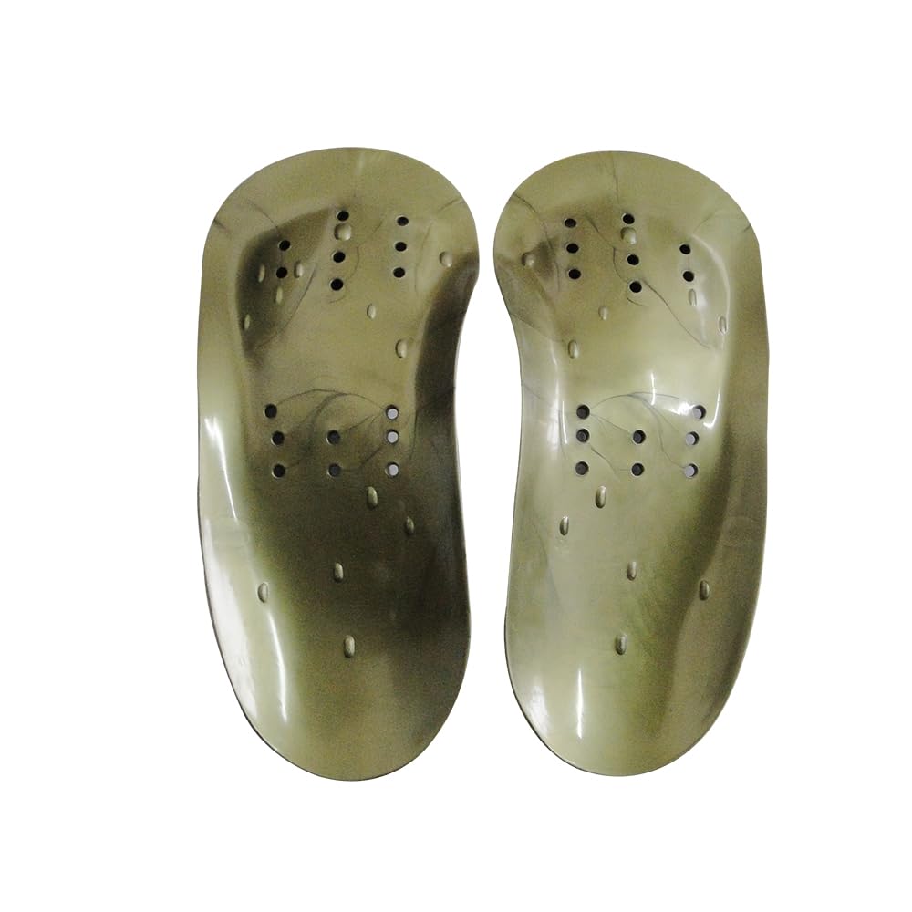 Alivia los pies planos, arco alto, dolor de pies, soportes de arco, fascitis plantar, plantillas de pies planos para hombres y mujeres, soporte resistente, Amarillo, Men 's 5 - 6 | Women 's 6 1/2 - 7