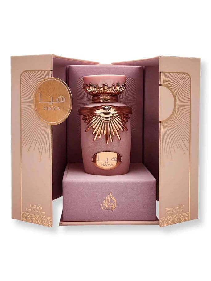 Lattafa Haya for Women Eau de Parfum Spray, 3.4 Ounce