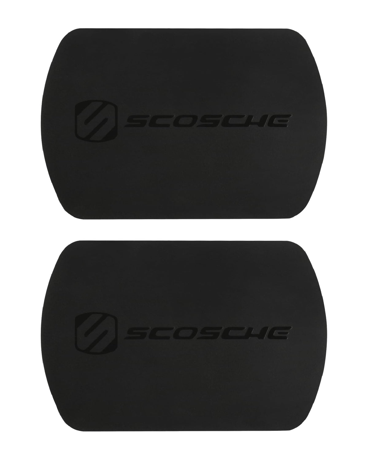 Juego de Placas de Metal Scosche MagicMount Negro con calcomanía Fuerte para Soporte Magnético Universal para Teléfono Celular