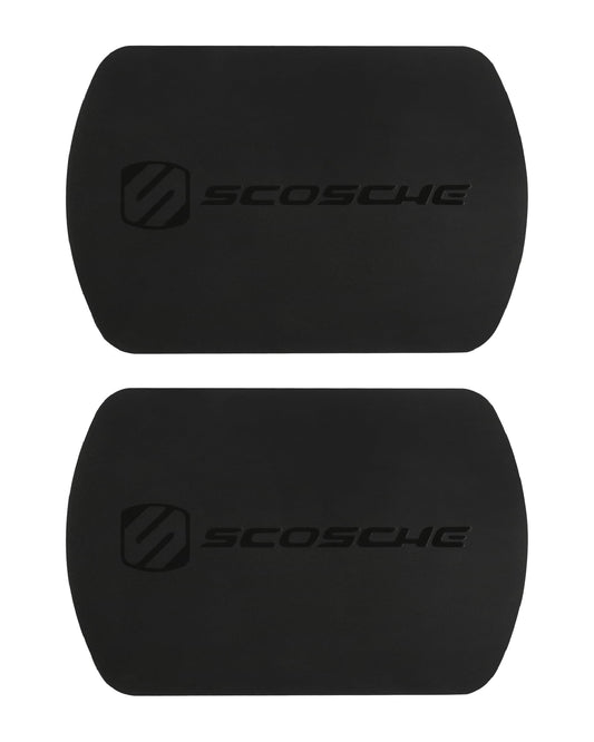 Juego de Placas de Metal Scosche MagicMount Negro con calcomanía Fuerte para Soporte Magnético Universal para Teléfono Celular