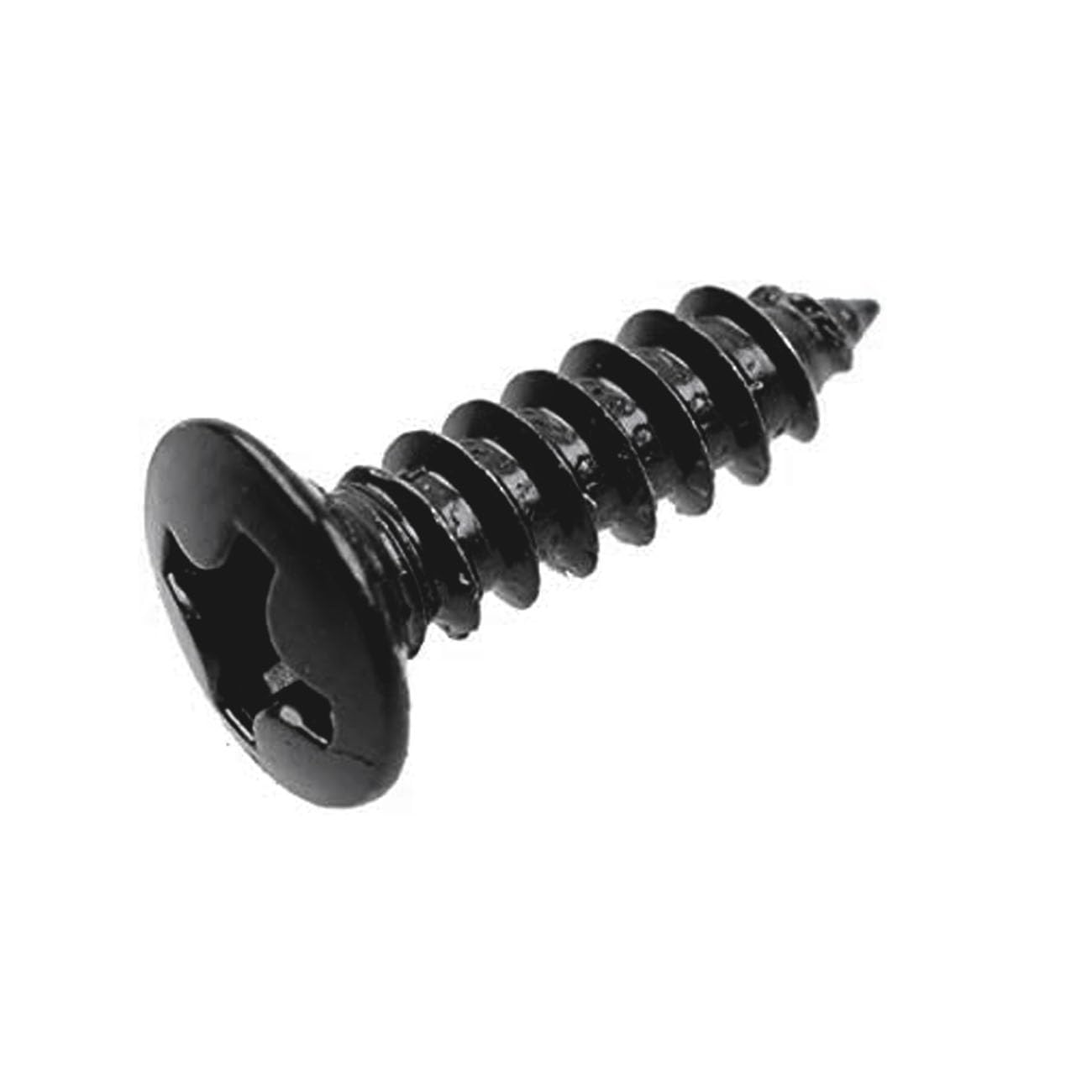 Tornillos de golpeador de bajo de 3 mm para guitarra eléctrica de 3 mm, tornillos de montaje para Fender Strat Tele TL Stratocaster Telecaster Gibson LP Les Paul SG (negro, 50 piezas)