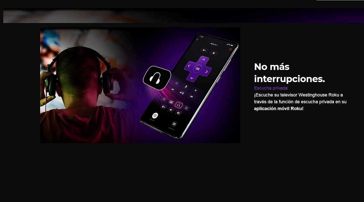ONN Televisión de 65 Pulgadas Serie 1 Class 4K 2160p Pantalla LED Smart Roku TV con HDR HDMI USB Frecuencia de actualización 60 Hz Funciona con Alexa y Asistente Google 100012587