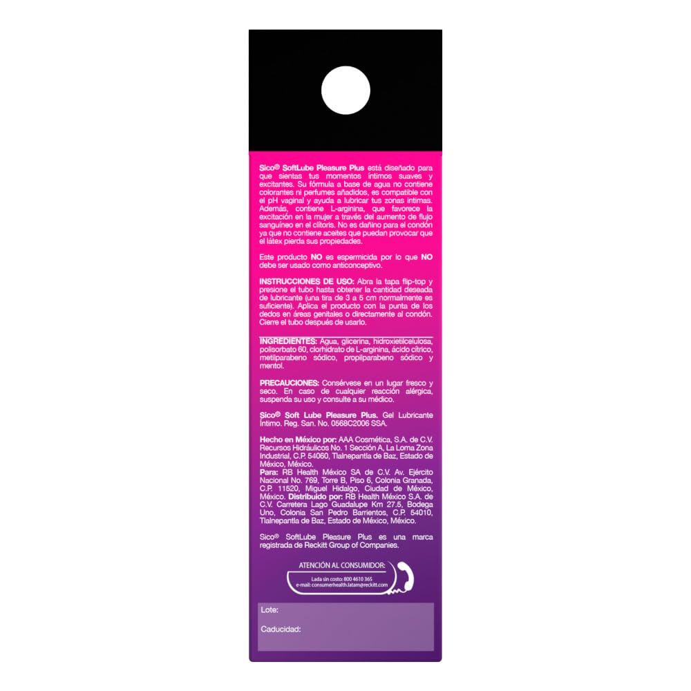 Lubricante Íntimo en Gel Sico Softlube 56.7g