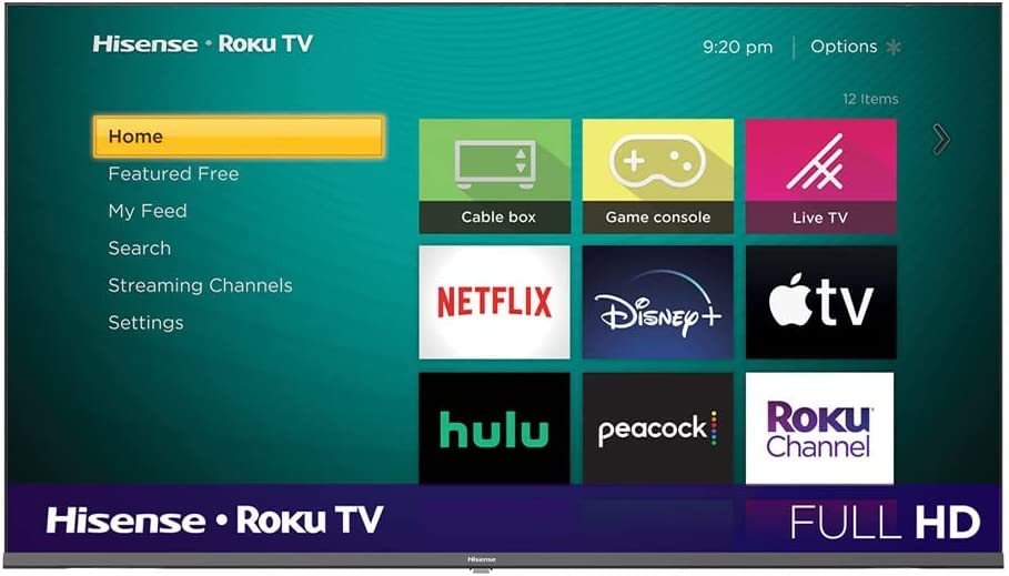 Hisense Television de 40" LED 1080P Full HD Smart TV con HDMI USB Modo Juego Tecnología Motion Rate Frecuencia de Actualización de 60 Hz + Soporte Incluido (Sin Bases) 40H4030F (Reacondicionado)