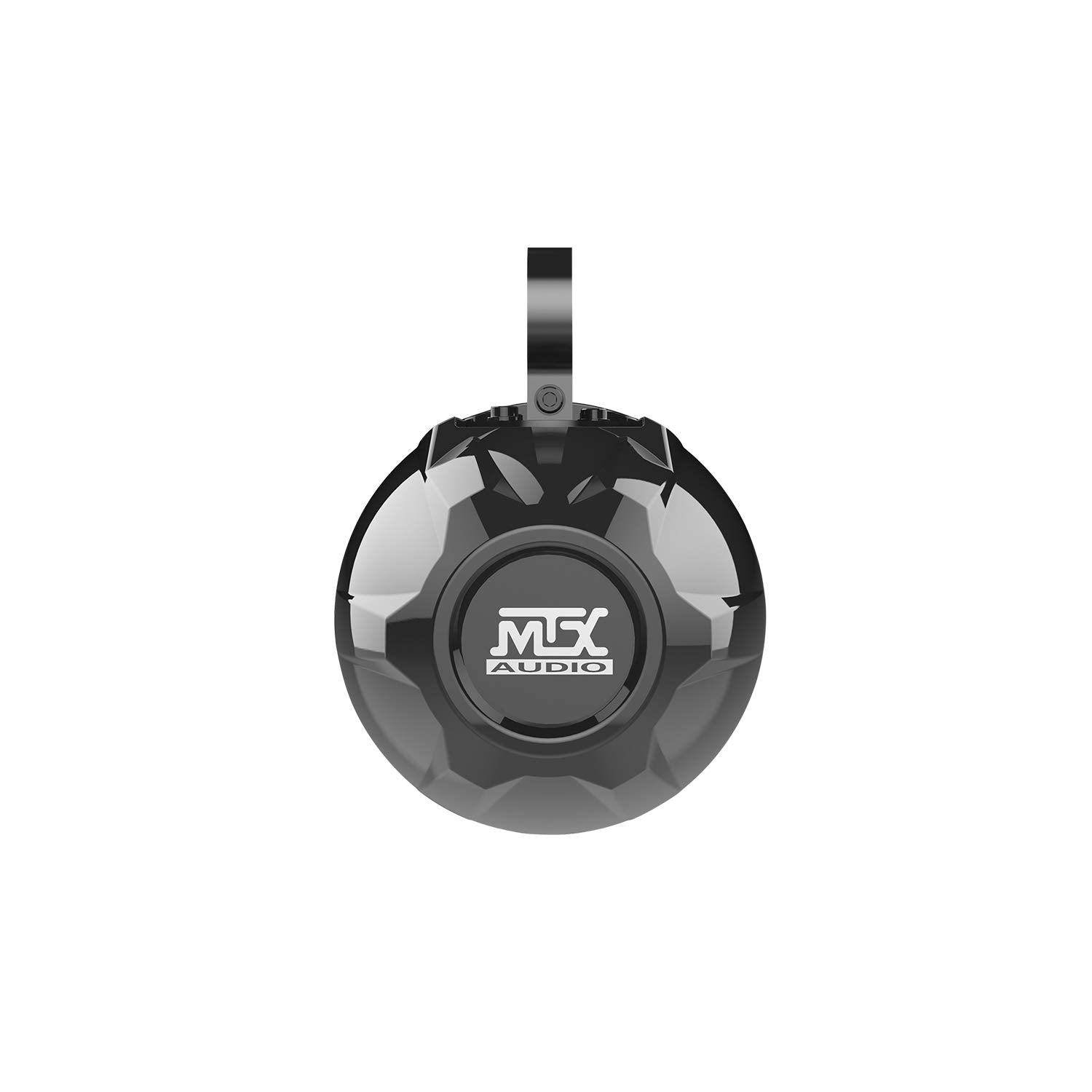 MTX MUD65PL Mud Series 6.5 pulgadas 50 W RMS Soporte de jaula para manubrio resistente a la intemperie Coaxial Motocicleta ATV UTV Par de altavoces con luces LED RGB