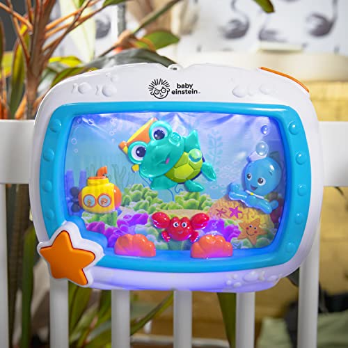 Baby Einstein Sea Dreams Soother Crib Toy with Remote, Lights and Melodies for Newborns and up