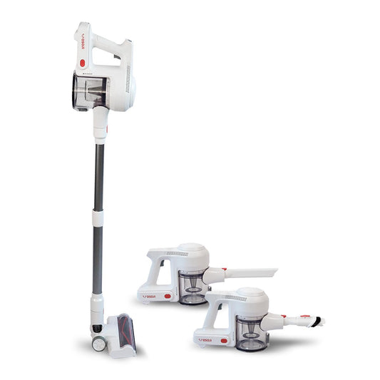 OSOJI D200 - Aspiradora Inalámbrica - Cordles, Recargable, Batería con autonomía Suficiente para Cualquier Tipo de acción para el hogar, Todo Tipo Superficies, Sistema succión más poderoso