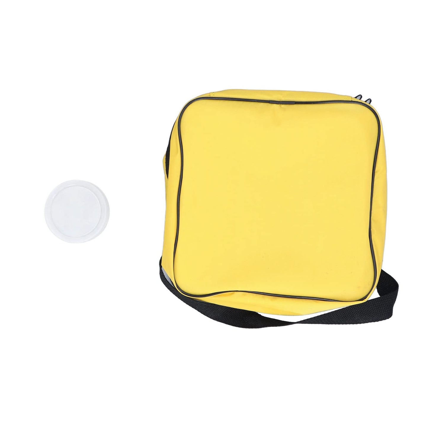 GYZOUKA Prisma de Topografía Estaciones Totales de Vidrio óptico Amarillo Topografía Equipo de Topografía Terrestre con Bolsa de Almacenamiento para Hembra de 5/8 Pulgadas X 11