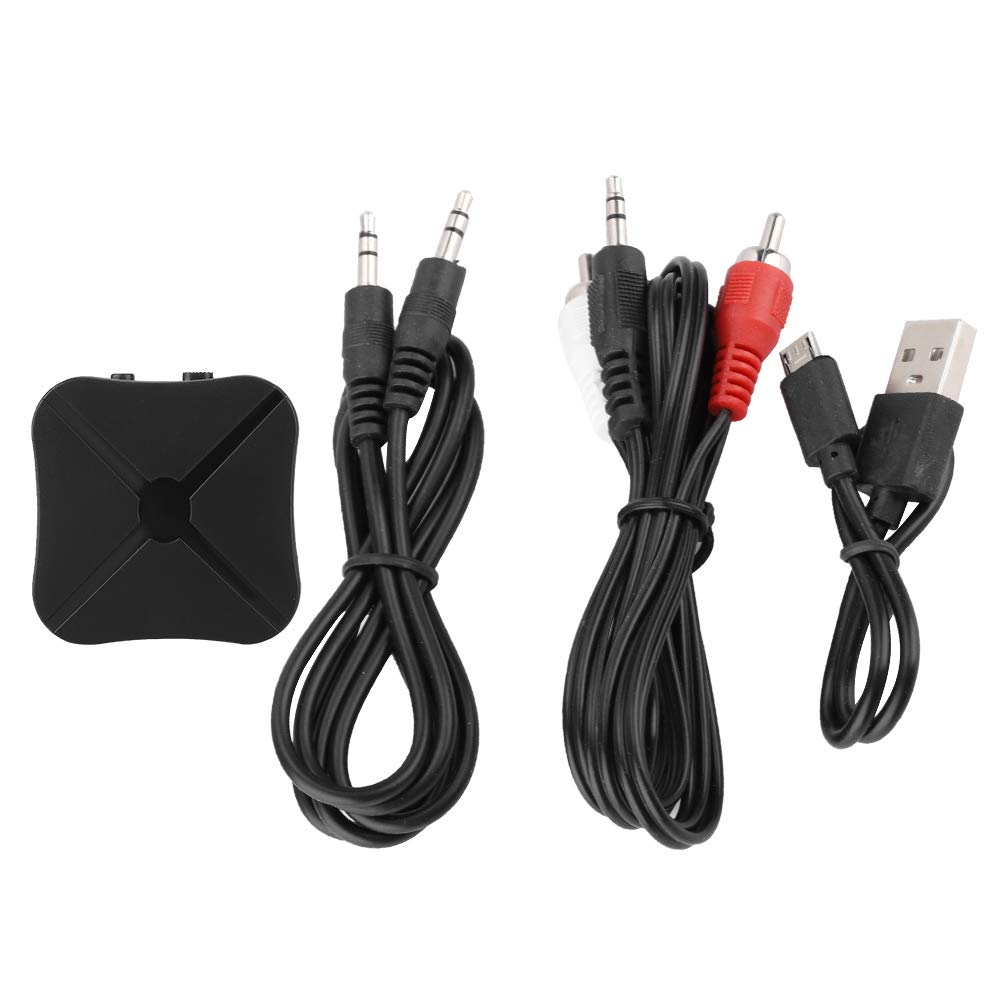 Receptor Transmisor Bluetooth ASHATA KN319 Inalámbrico 4.2 para Altavoz de Audio Estéreo del Hogar y Automóvil
