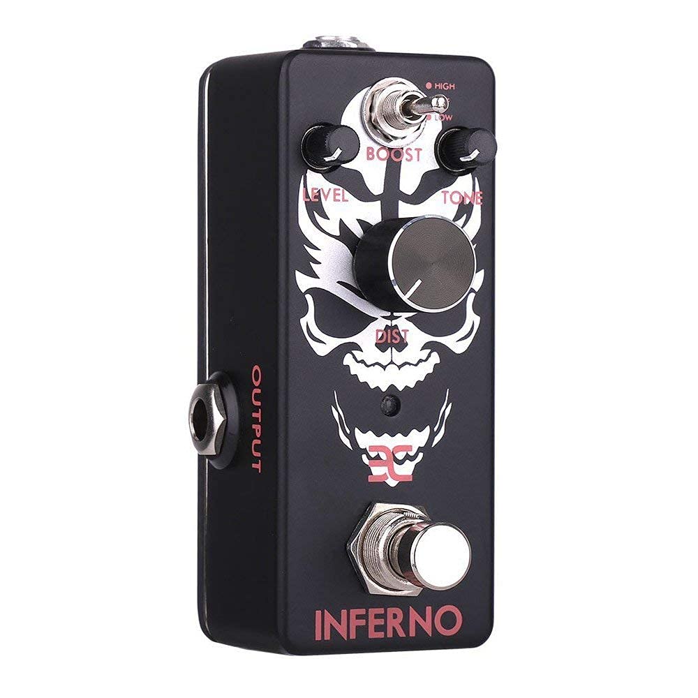 Pedal de Efectos EX Metal Distorsión con True Bypass para Guitarra