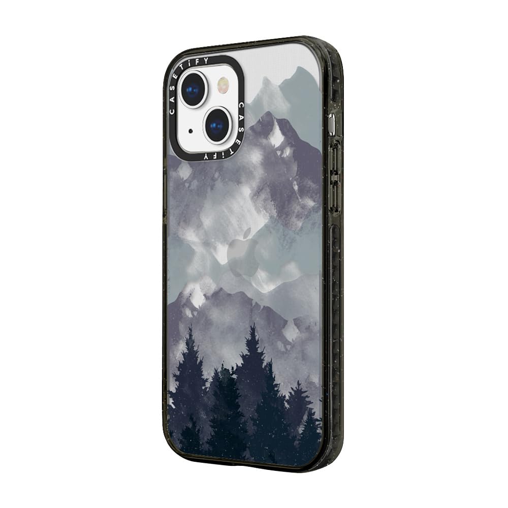 CASETiFY Impact - Funda para iPhone 13 [protección contra caídas de 6.5 pies] - Funda transparente Winter Tale