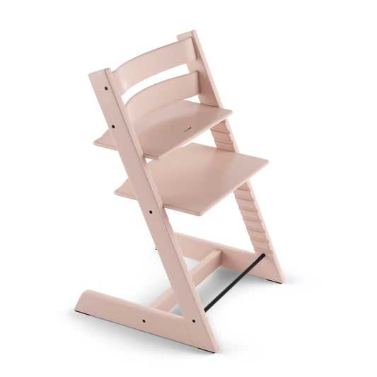 Silla Tripp Trapp de Stokke, Silla ajustable, evolutiva para recién nacidos, niños y adultos - Práctica, cómoda y ergonómica - Diseño atemporal (Serene Pink)