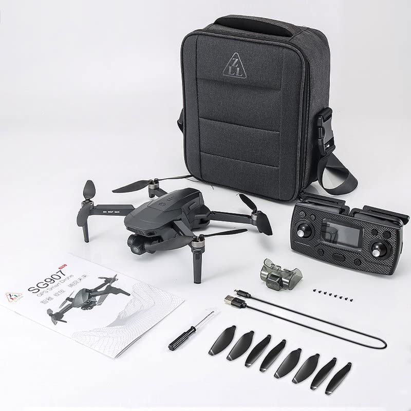 CLICKLIFE Dron Gps 4k 5g Wifi 3 Gimbal 800mts 25min 2 Camaras Sg907max