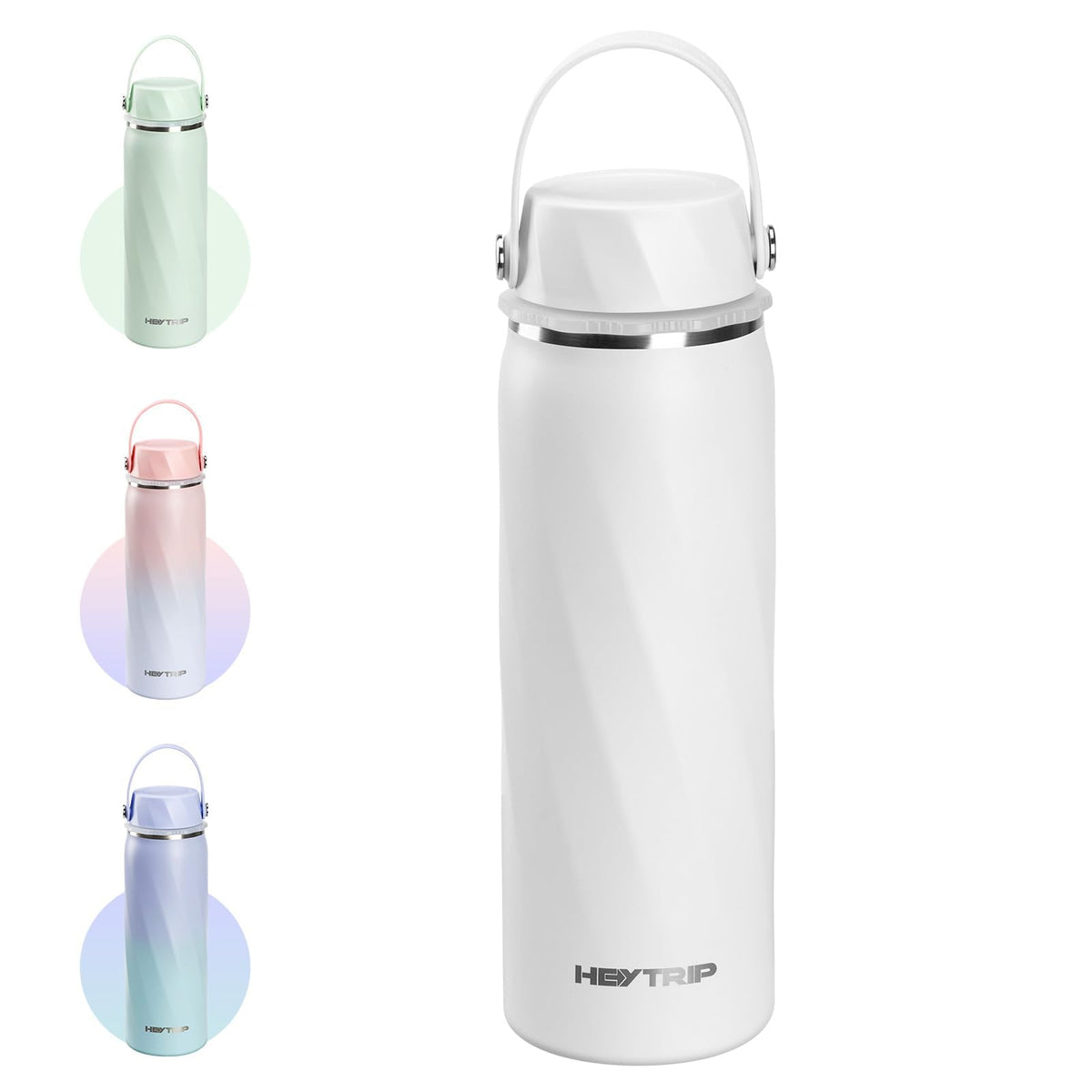 HEYTRIP Botella enfriadora de leche materna aislada al aspiradora, enfriador portátil de acero inoxidable de 20 onzas, recipiente de almacenamiento reutilizable que mantiene la leche fresca durante