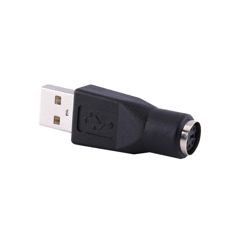 Adaptador USB 2.0 Diydeg Verde Macho a PS/2 Hembra para PC Teclado y Ratón